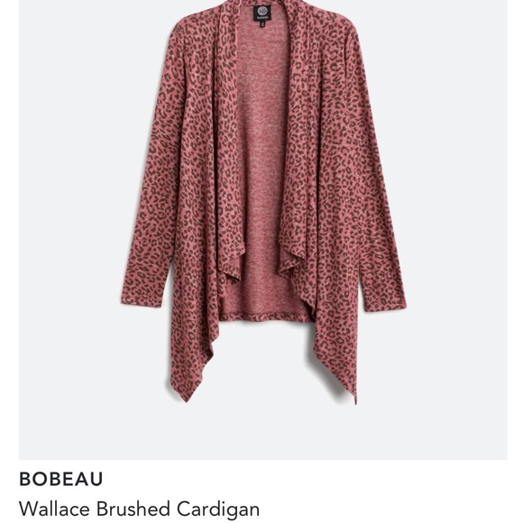 bobeau wallace brushed cardigan